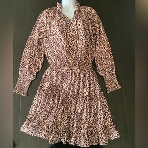 Boho Chic Me Print Dress - Size S